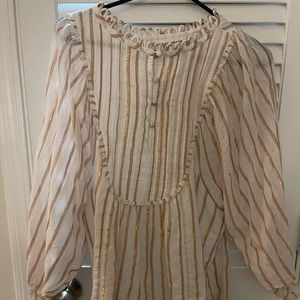 Apiece Apart striped pink top
